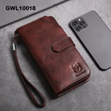 Genuine Leather Captain Cow mobile phone multi-function waist bag Copy